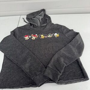 Disney Gray Hoodie with Cartoon Design